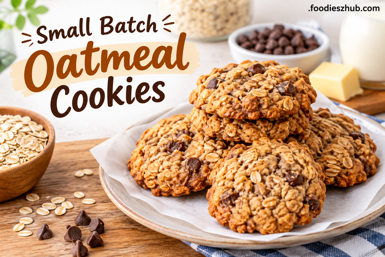 Small Batch Oatmeal Cookies