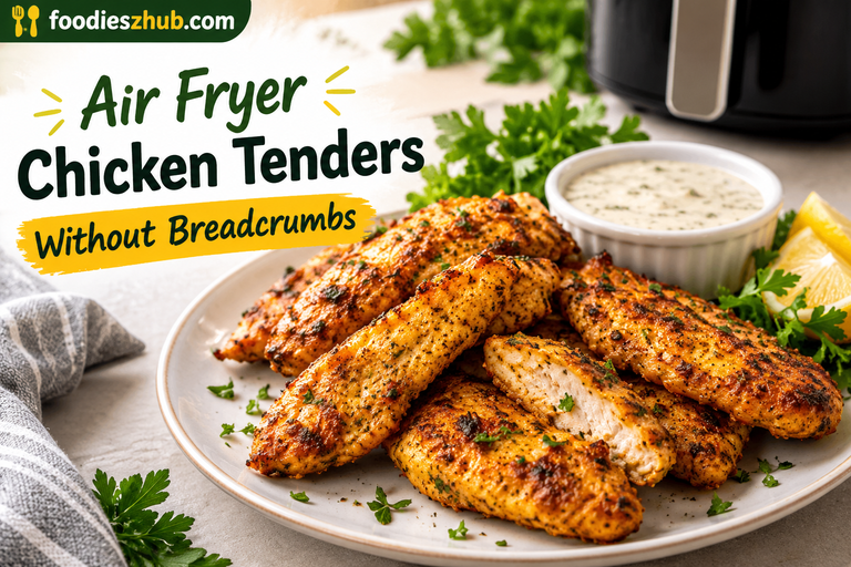 Air Fryer Chicken Tenders Without Breadcrumbs